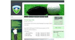 Desktop Screenshot of golf.fo