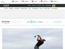 Tablet Screenshot of golf.com