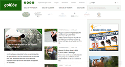 Desktop Screenshot of golf.be