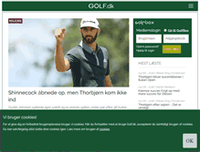 Tablet Screenshot of golf.dk