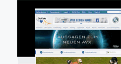 Desktop Screenshot of m.golf.de