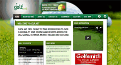 Desktop Screenshot of golf.net