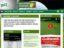 Tablet Screenshot of golf.net