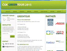 Tablet Screenshot of greentour.golf.cz