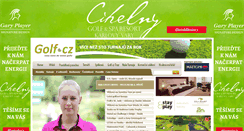 Desktop Screenshot of golf.cz