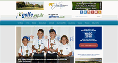 Desktop Screenshot of golf.esp.br