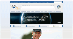 Desktop Screenshot of mobil.golf.de