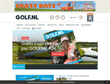 Tablet Screenshot of golf.nl